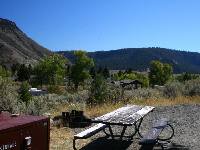 Mammoth Hot Springs Campground Site 61