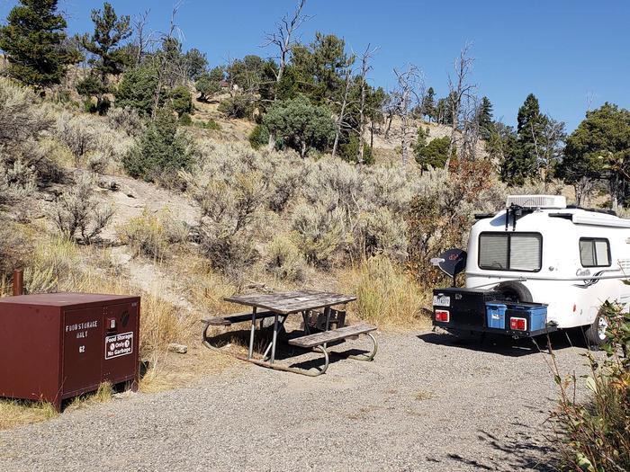 Mammoth Hot Springs Campground Site 62