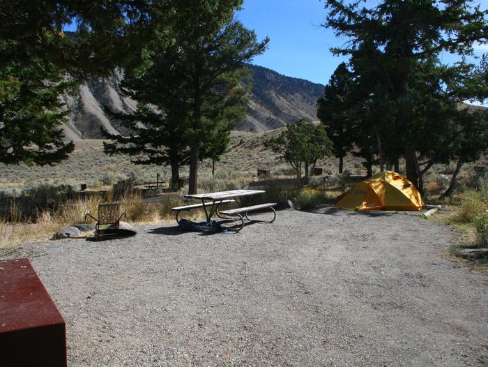 Mammoth Hot Springs Campground Site 69