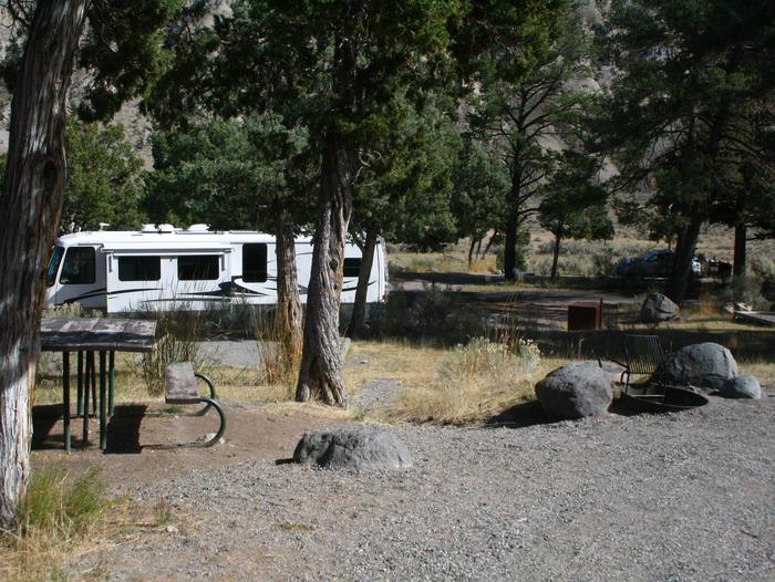Mammoth Hot Springs Campground Site 73