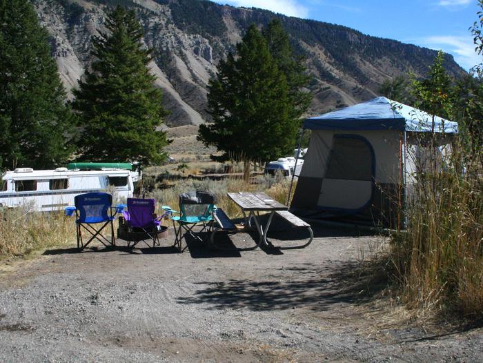 Mammoth Hot Springs Campground Site 79