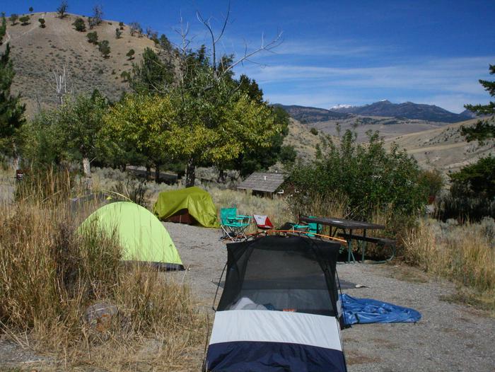 Mammoth Hot Springs Campground Site 81