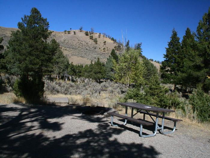 Mammoth Hot Springs Campground Site 85