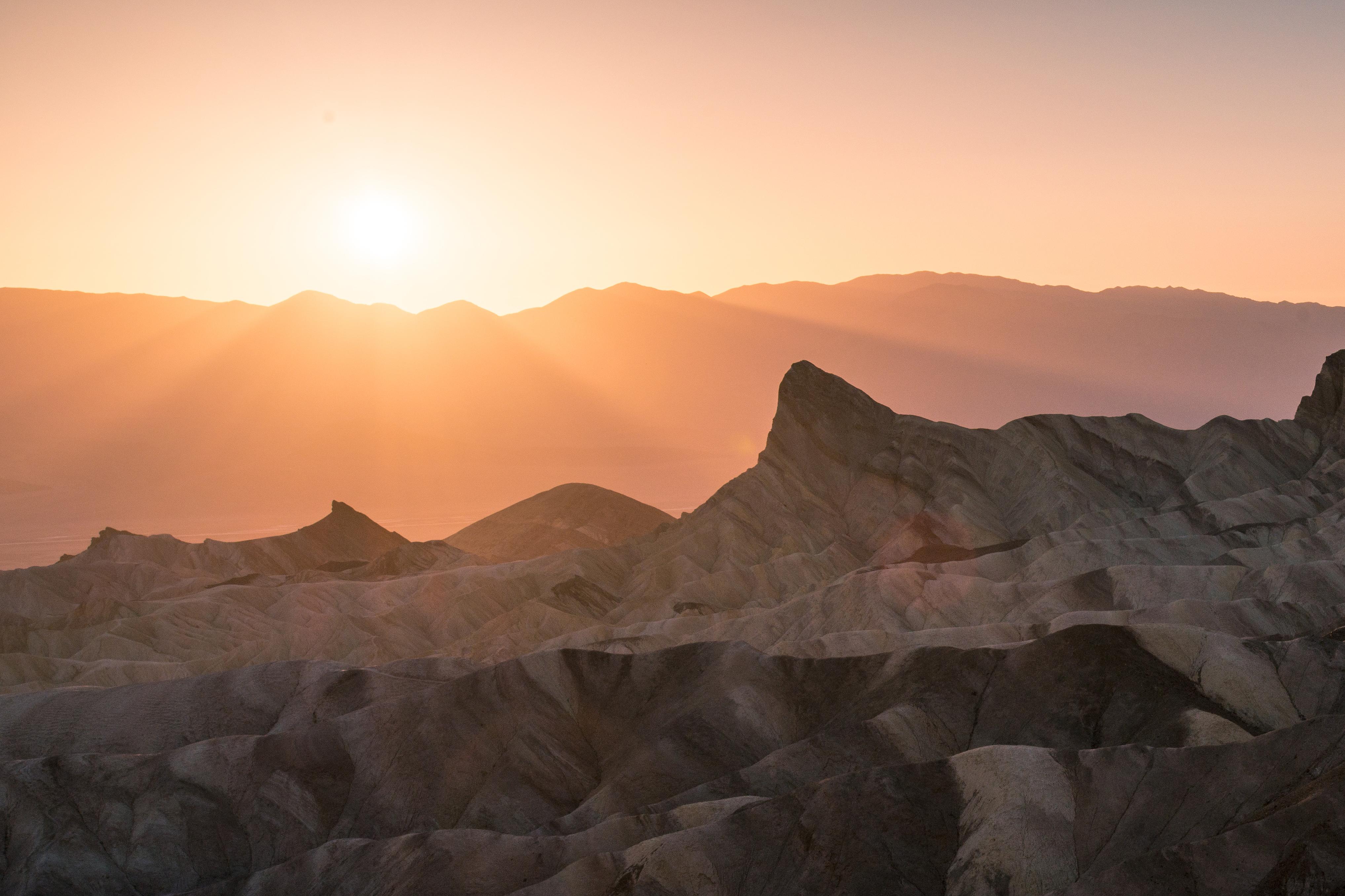 Death Valley National Park - Sunset from Zabriskie Point - Credits: Ronald Gaddis