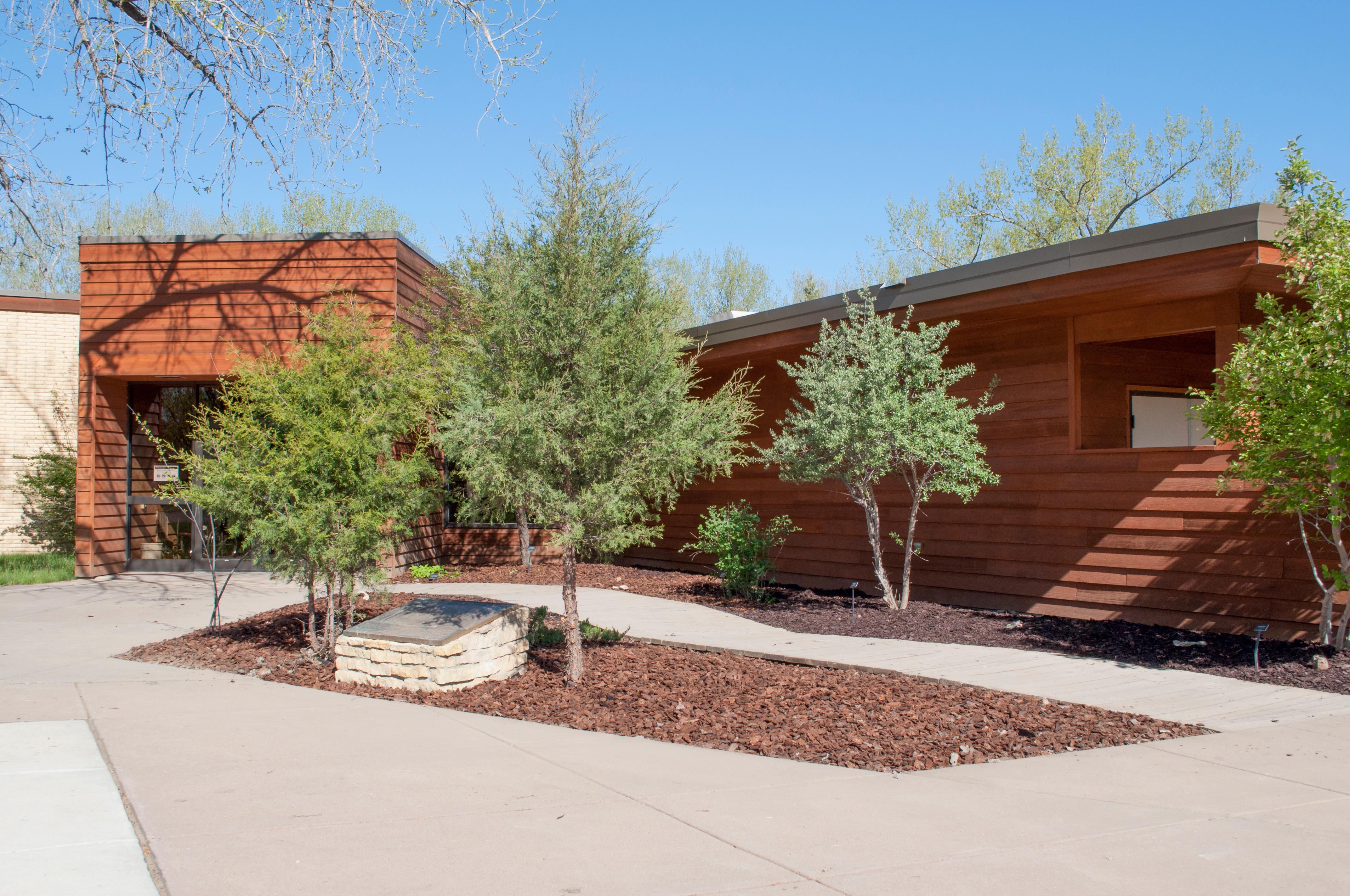 Native Plant Garden out front of South Unit Visitor Center
