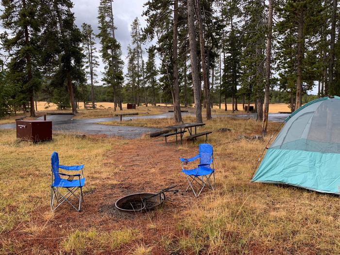 Norris Campground site 10.Norris Campground site 10