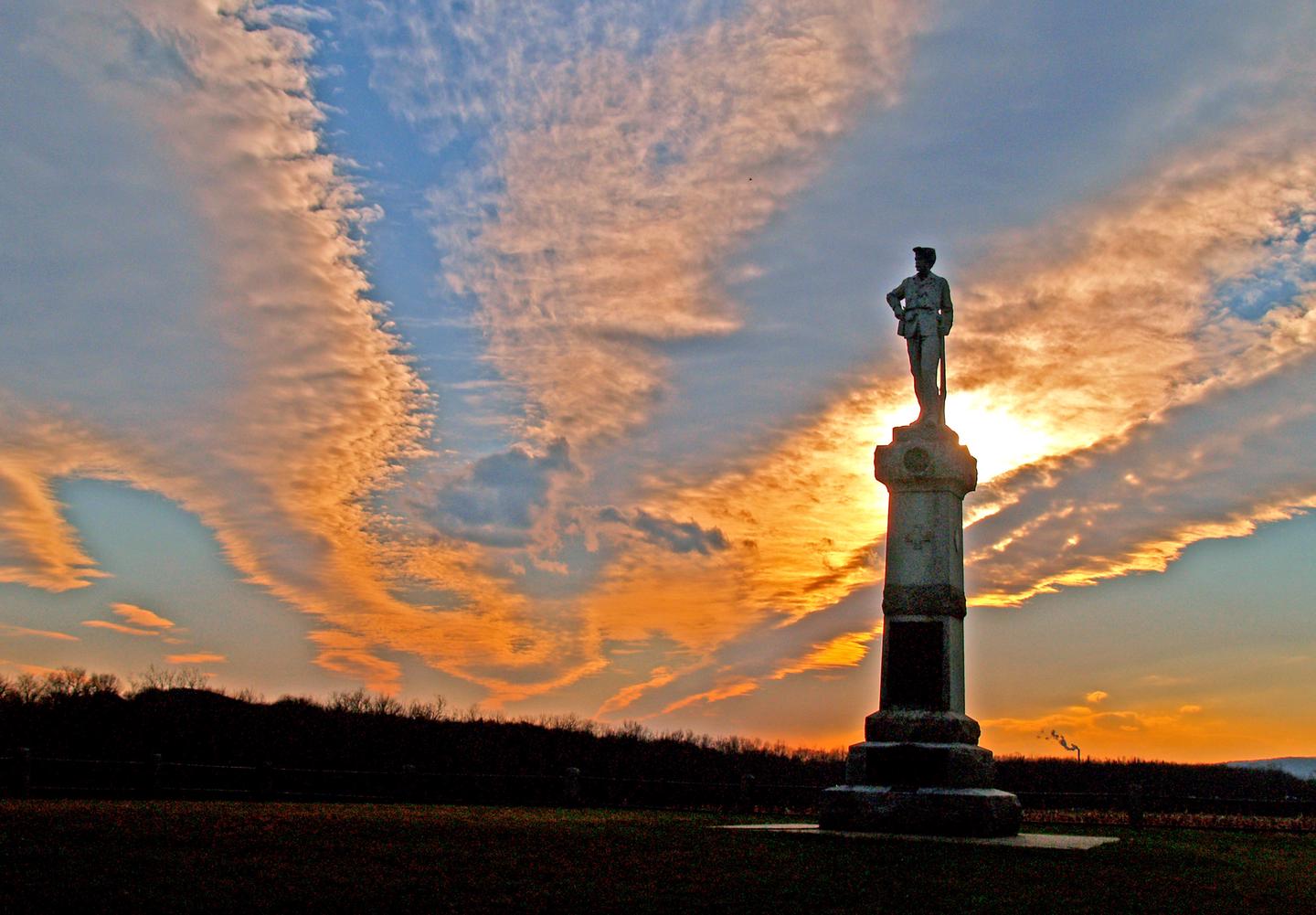 14 New Jersey Regiment MonumentThe monument recognizes the sacrifices of the "Monocacy Regiment."