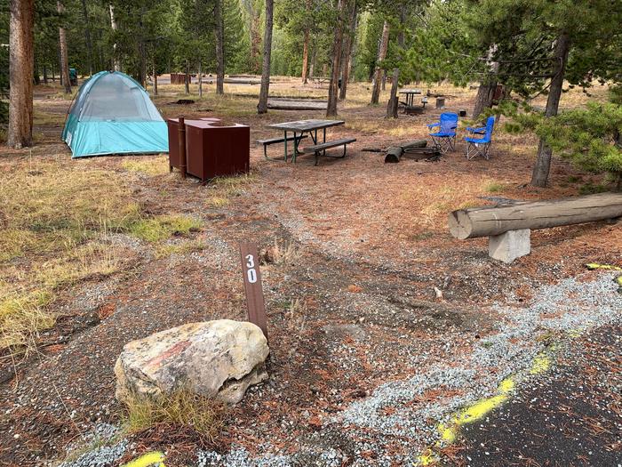 Norris Campground site 30