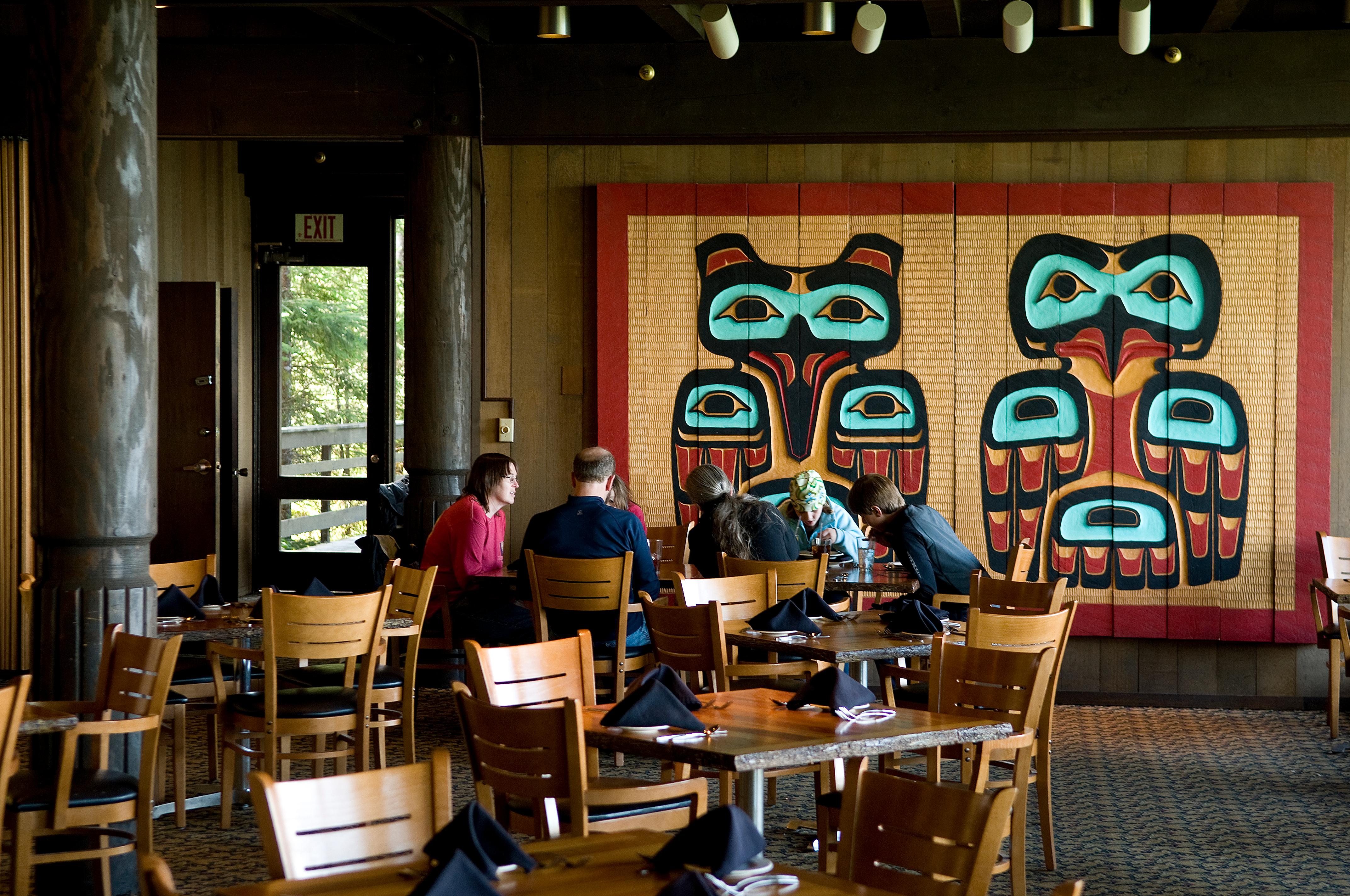 The Glacier Bay Lodge Dining Room