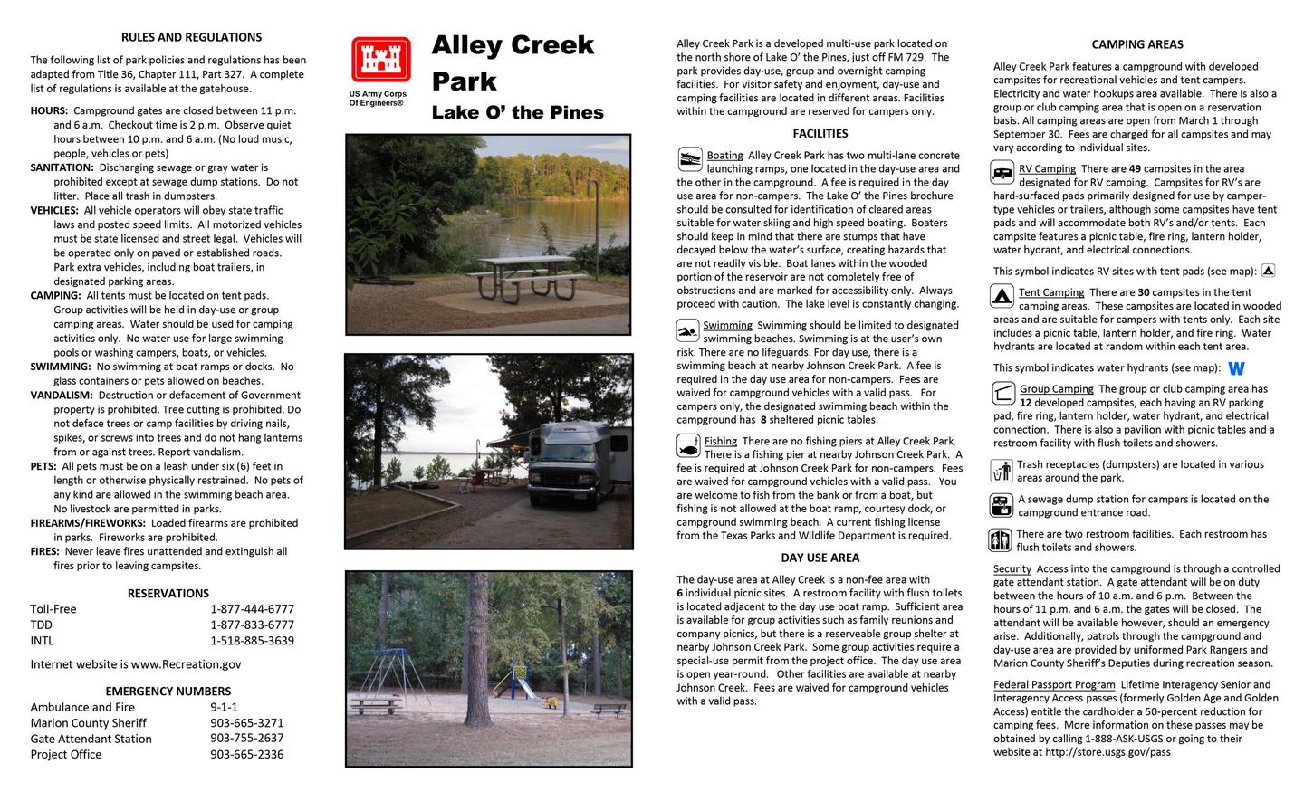 Alley Creek Brochure Front