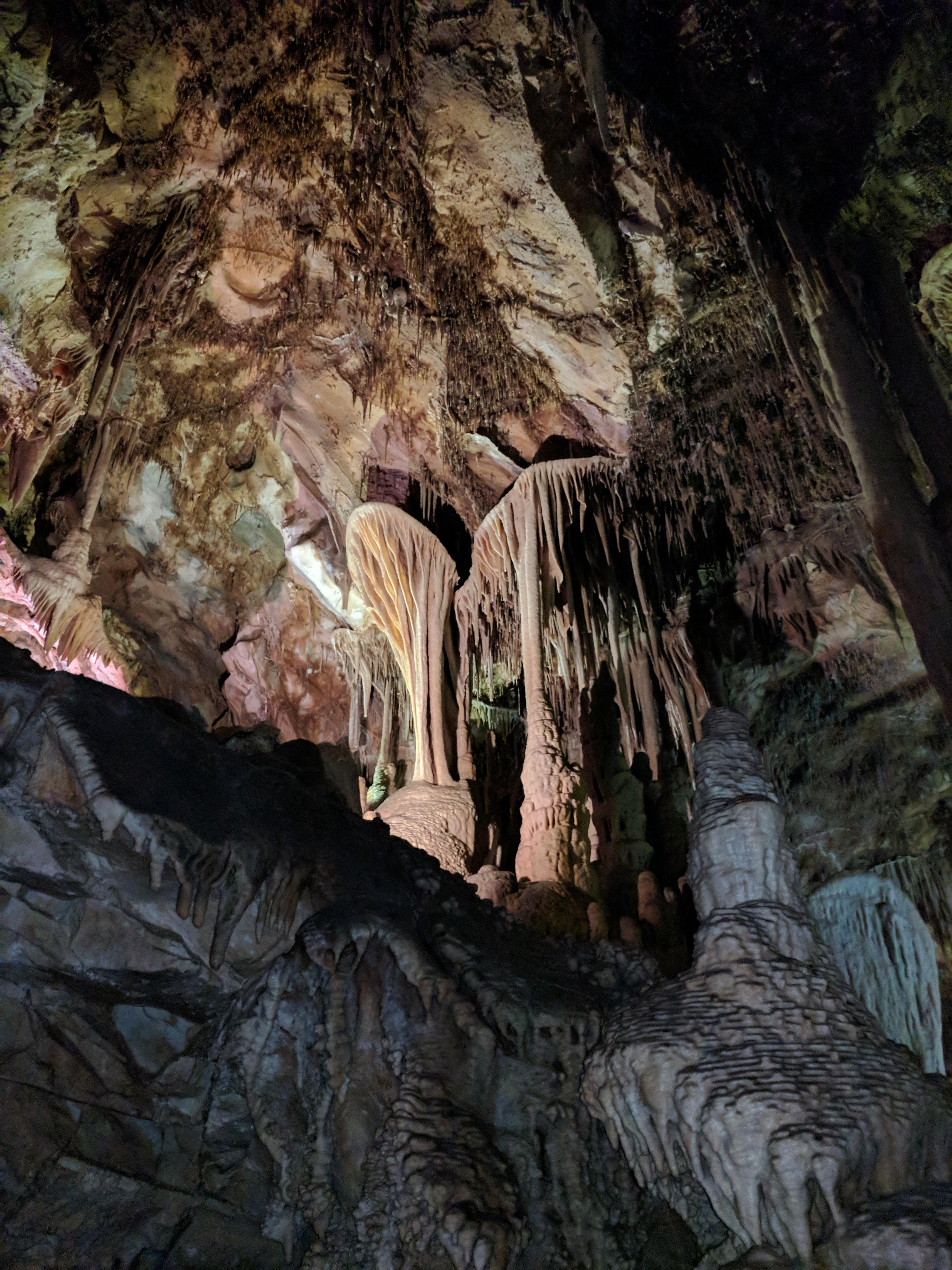 Lehman Caves Grand Palace Parachute formation