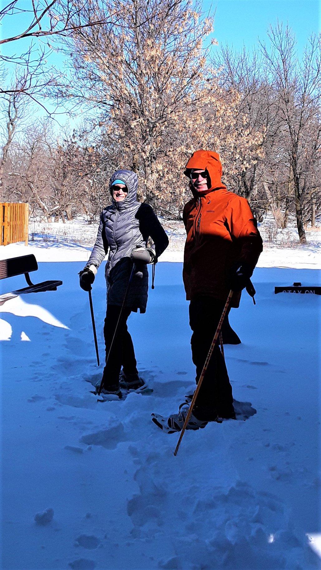 Snowshoeing the Circle Trail