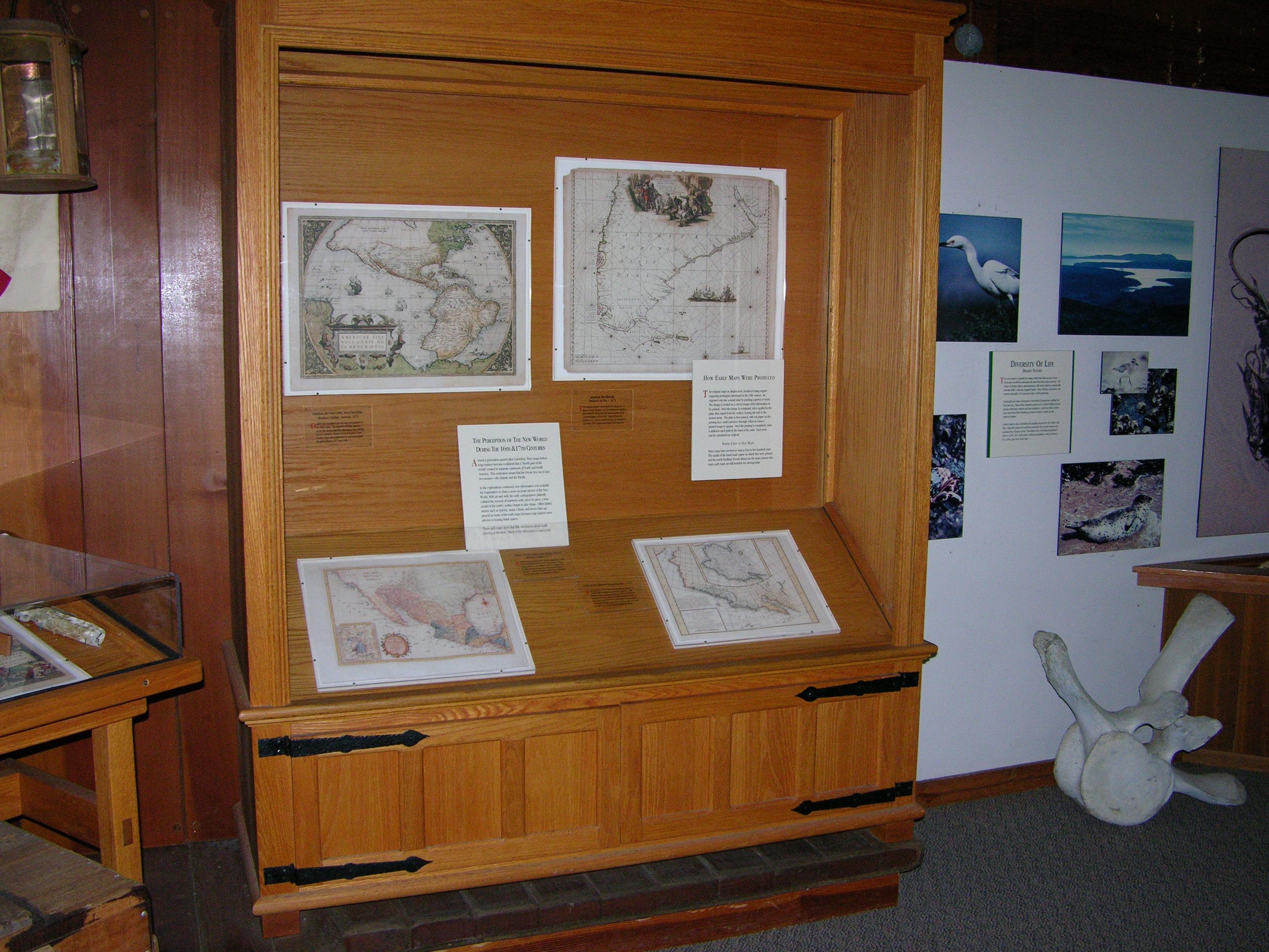 Kenneth C. Patrick Visitor Center: Historic Maps Exhibit