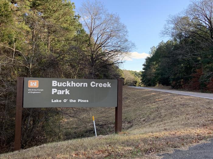Buckhorn Park Sign