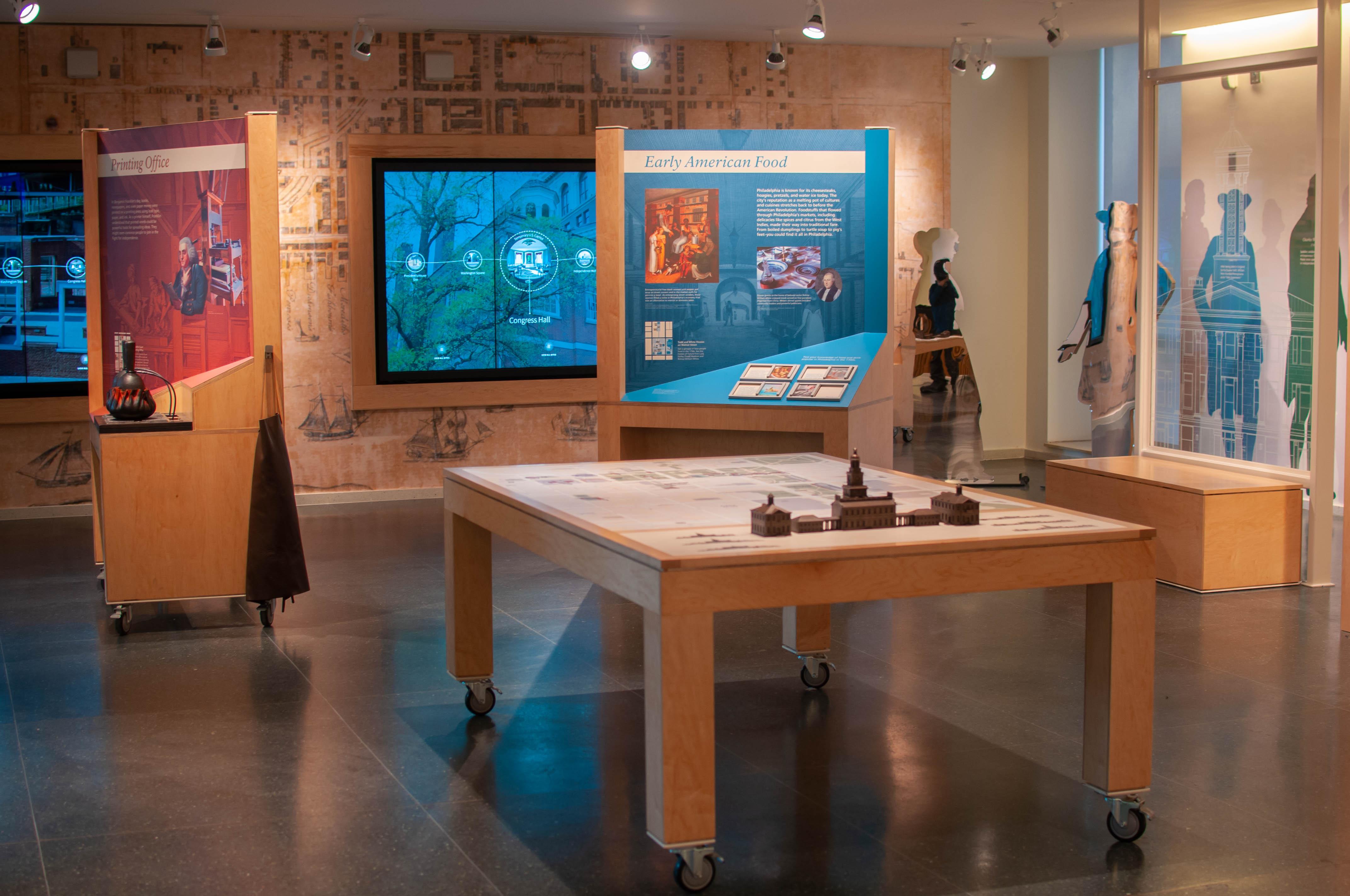 Independence Visitor Center, National Park Service exhibit area