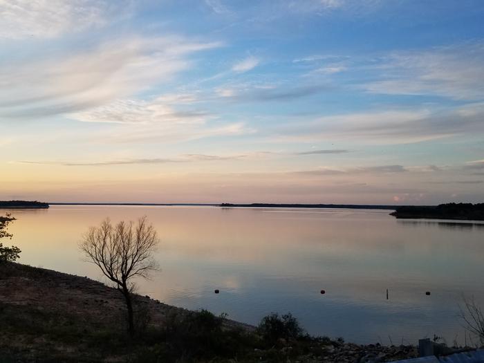 Hugo Lake sunsetSunset on Hugo Lake