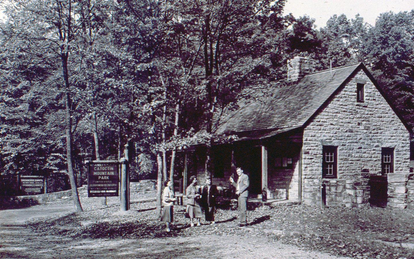 Historic Visitor CenterThe visitor center was built in 1942 by the Works Progress Administration.