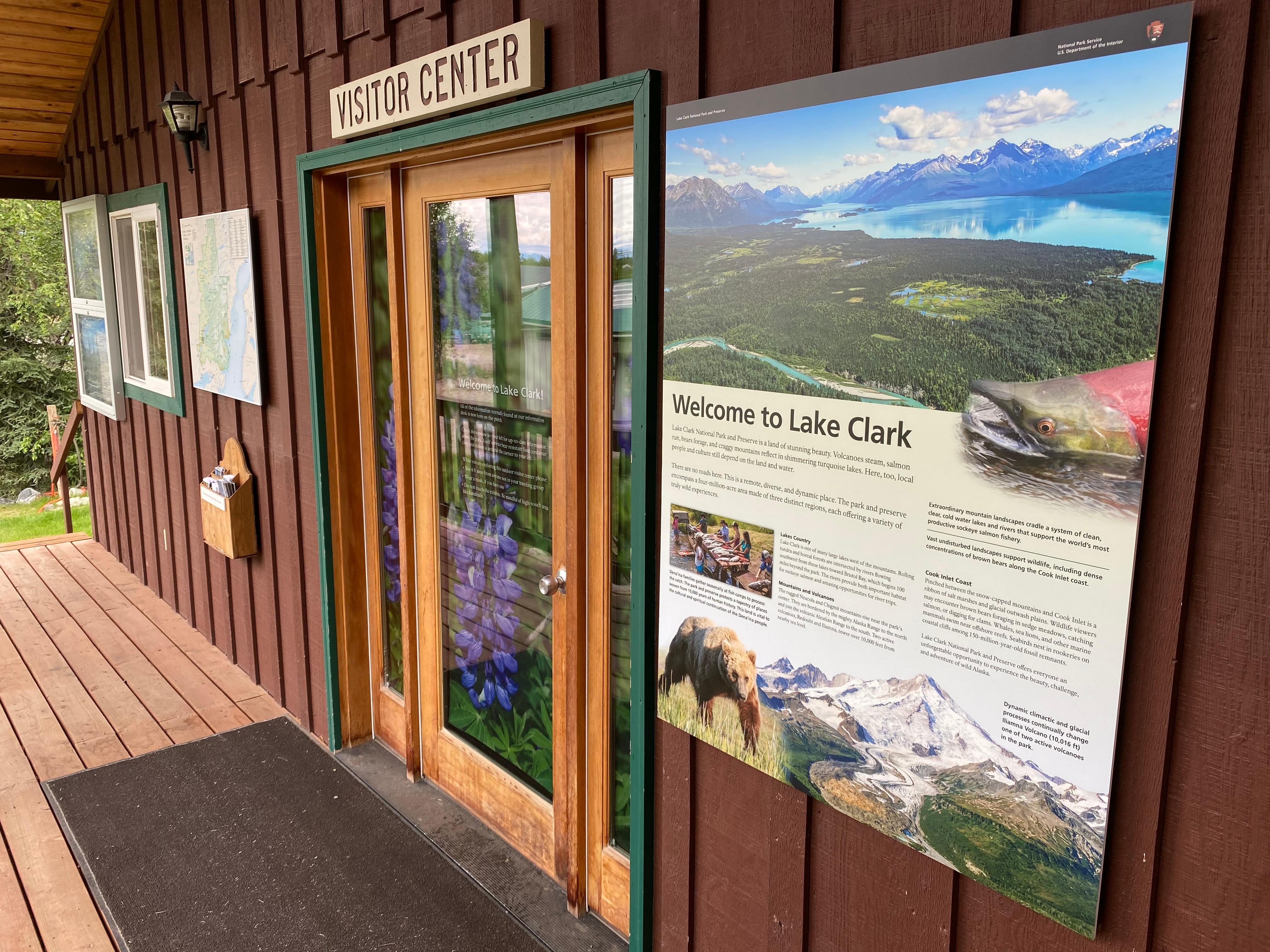 Outdoor Information at the Port Alsworth Visitor Center