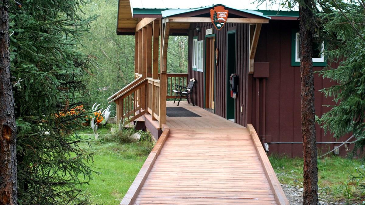 Wheelchair Accessible Ramp Leading to the Port Alsworth Visitor Center