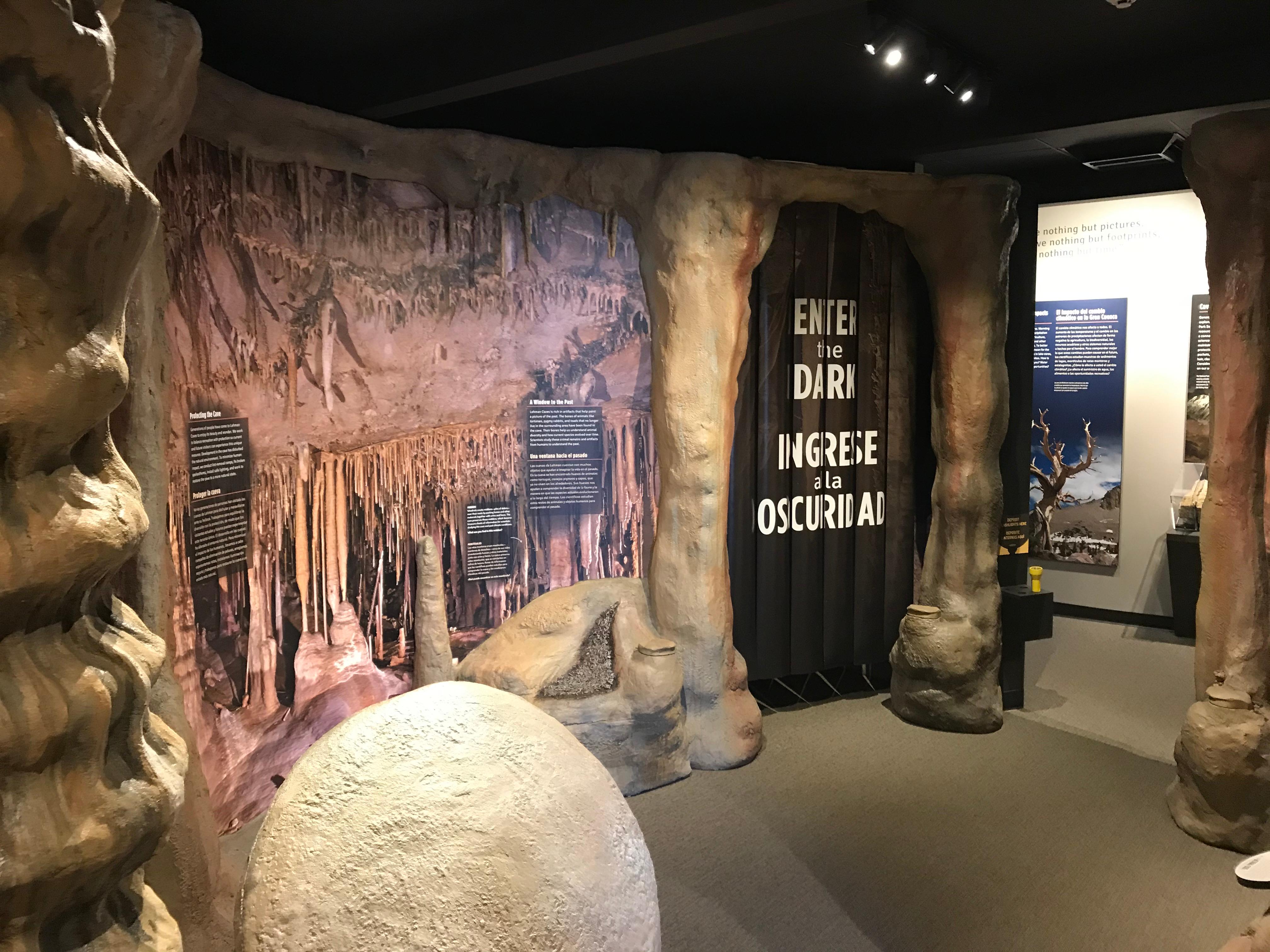 Lehman Caves Visitor Center Exhibits
