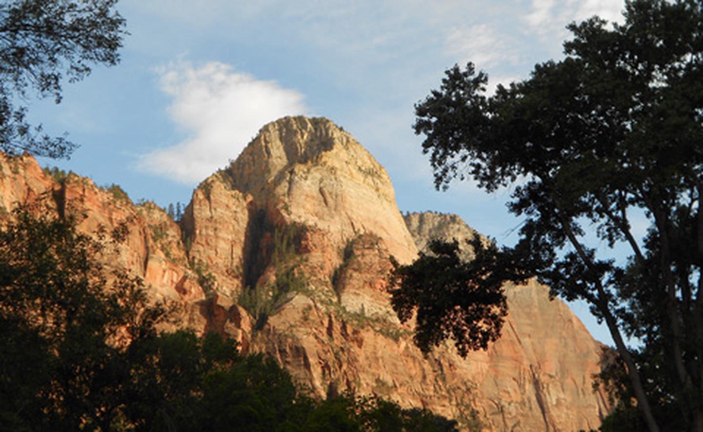 Mountain of the SunThe Mountain of the Sun in Zion Canyon.