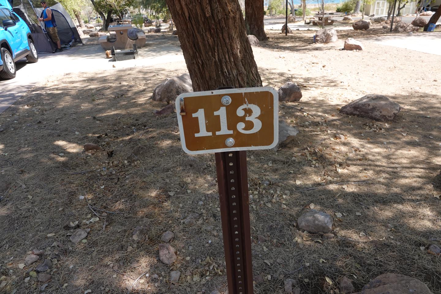 BB11303Boulder Beach Campground Site 113