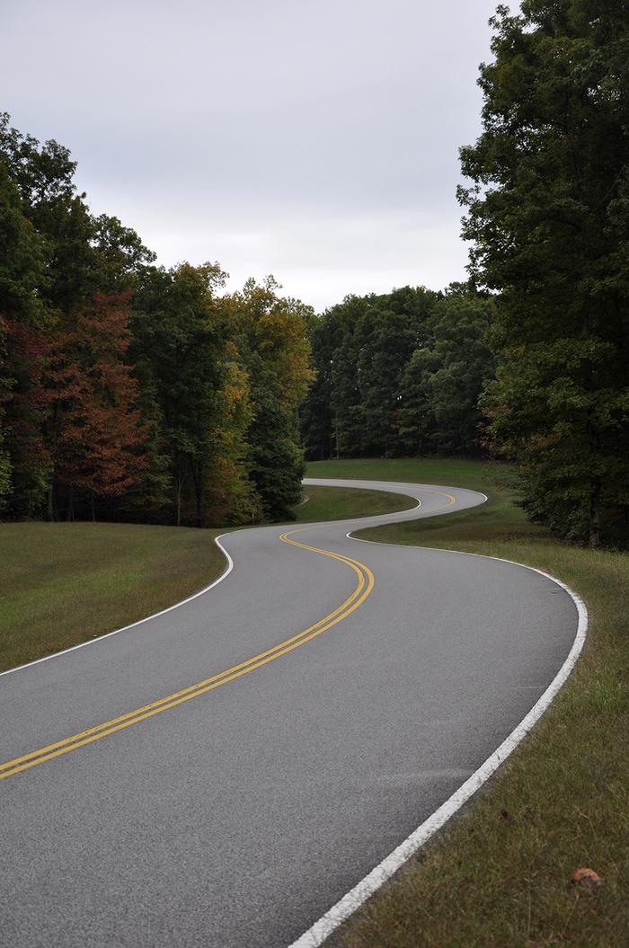 Natchez Trace Parkway in Early Fall
