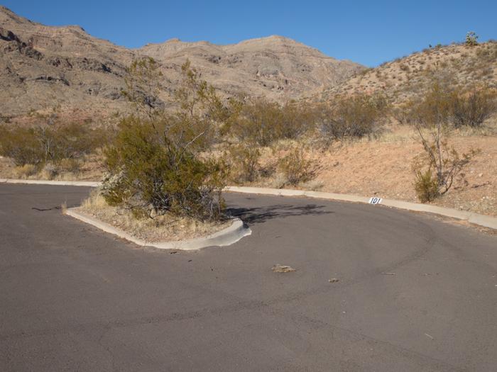 Site 101Site 101 - Site has large RV parking, but no amenities. Site is on slight slope.