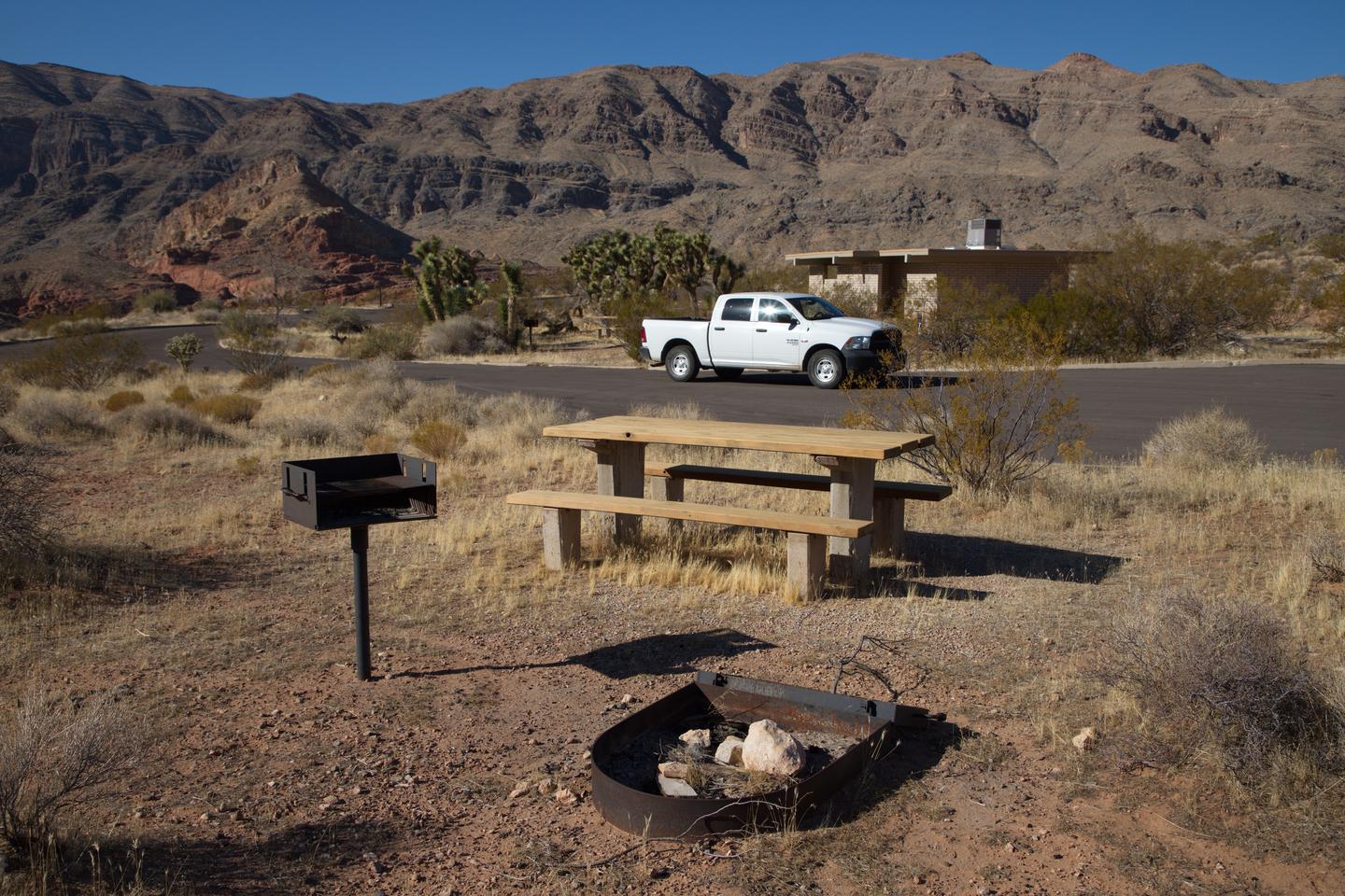 Site 69 with restroom in background