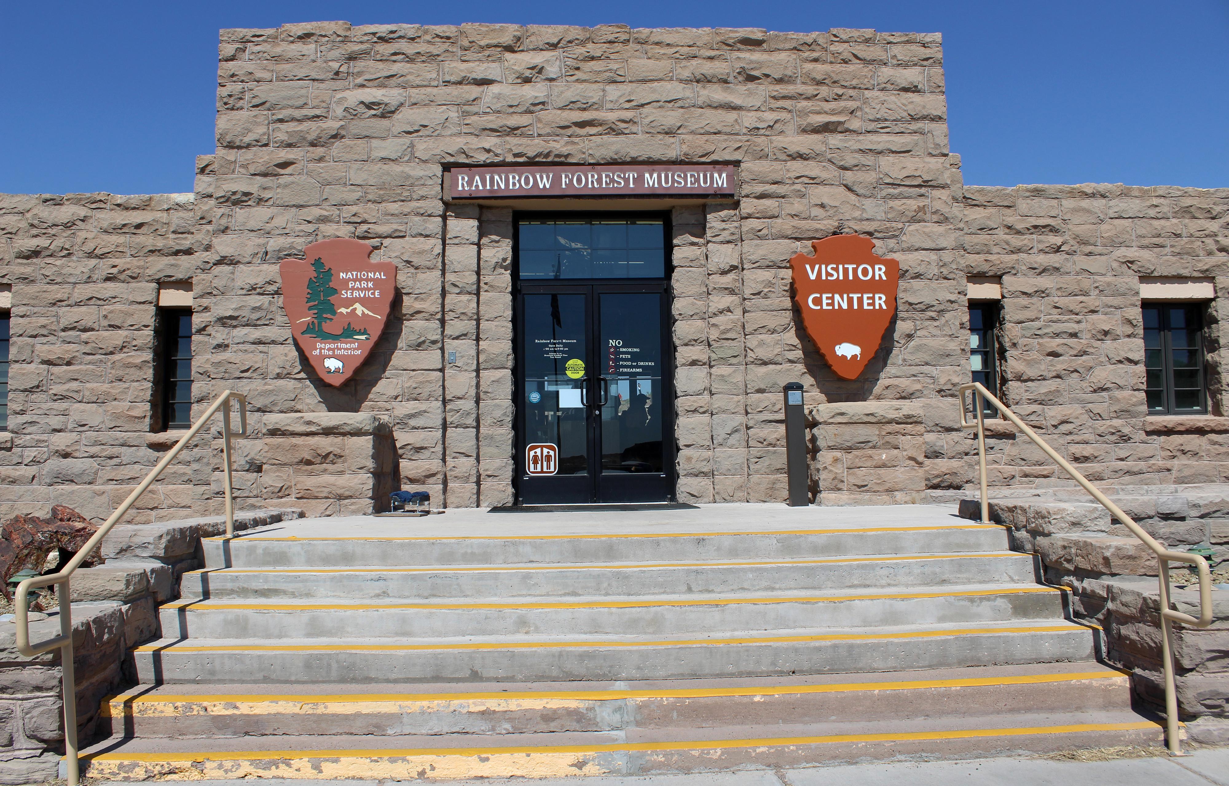 Front Exterior at Rainbow Forest Museum