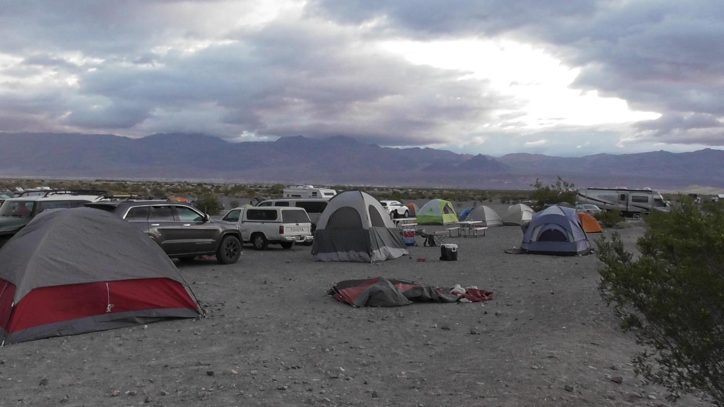 Stovepipe Wells CampgroundWinter and Spring can lead to busy campgrounds.