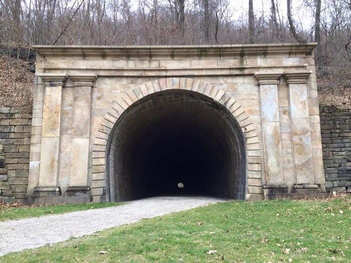 Staple Bend TunnelThe Staple Bend Tunnel sat at the top of inclined plane 1, just a few miles from Johnstown. The Staple Bend Tunnel can be accessed by hiking or biking approximately 2 miles from the trailhead