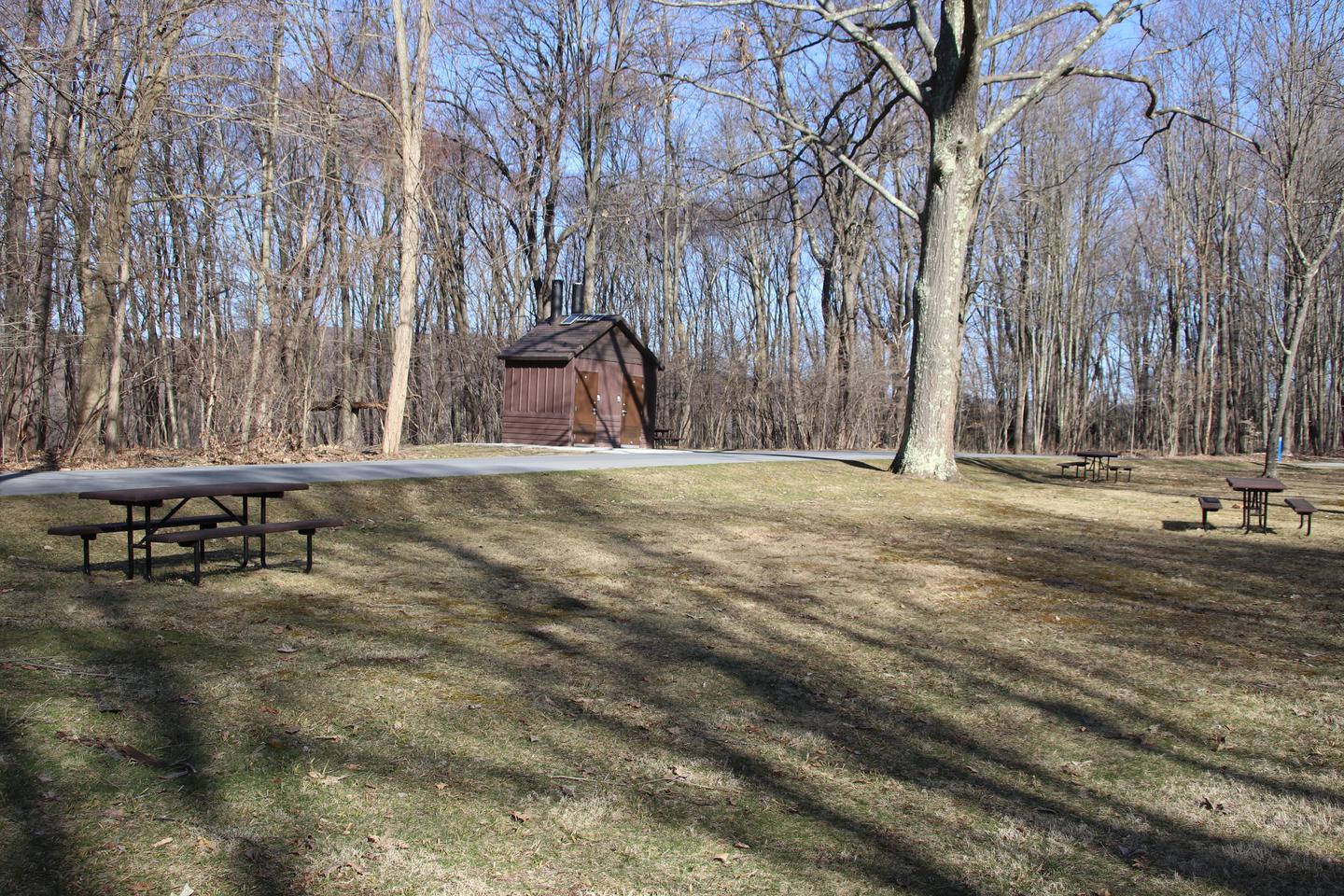 The picnic area at Johnstown Flood National Memorial