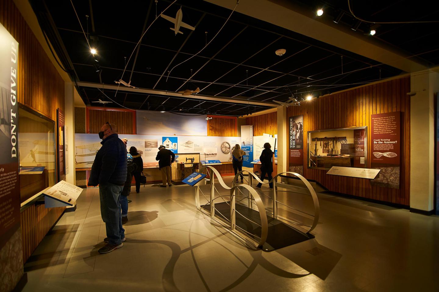 Museum ExhibitsThe Wright Brothers Museum helps explain the invention of powered flight