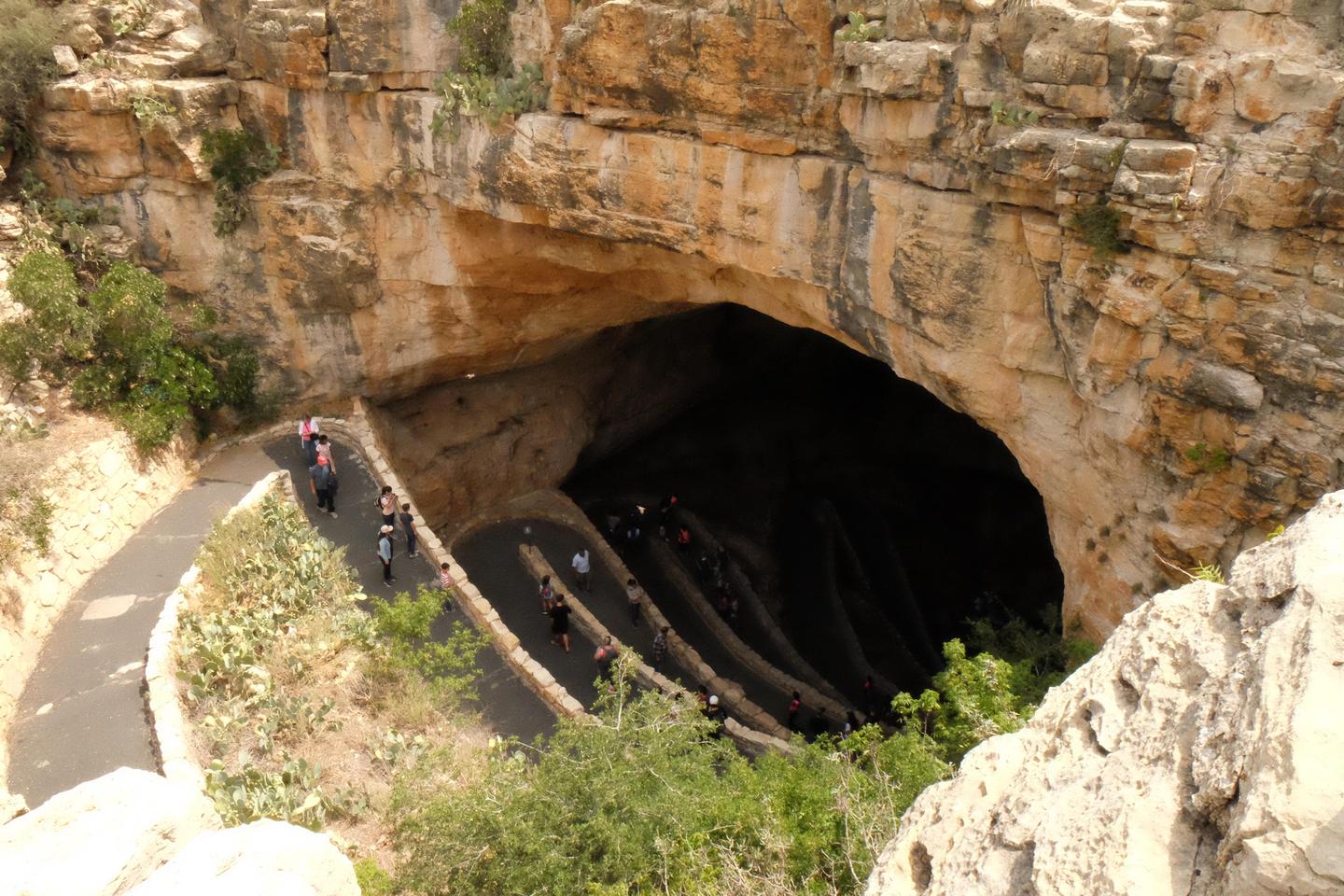 Natural Entrance to Carlsbad Cavern