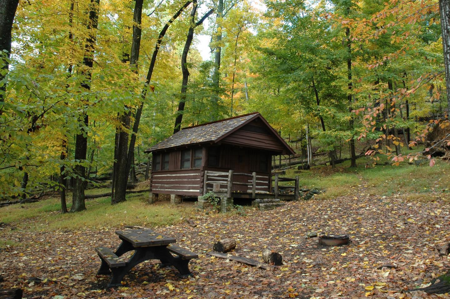 Historic Camp Misty MountVisitors can stay overnight in one of the historic Misty Mount cabins.