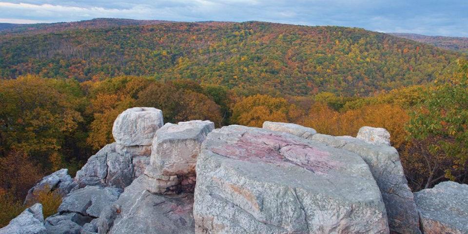 Chimney Rock in the Fall