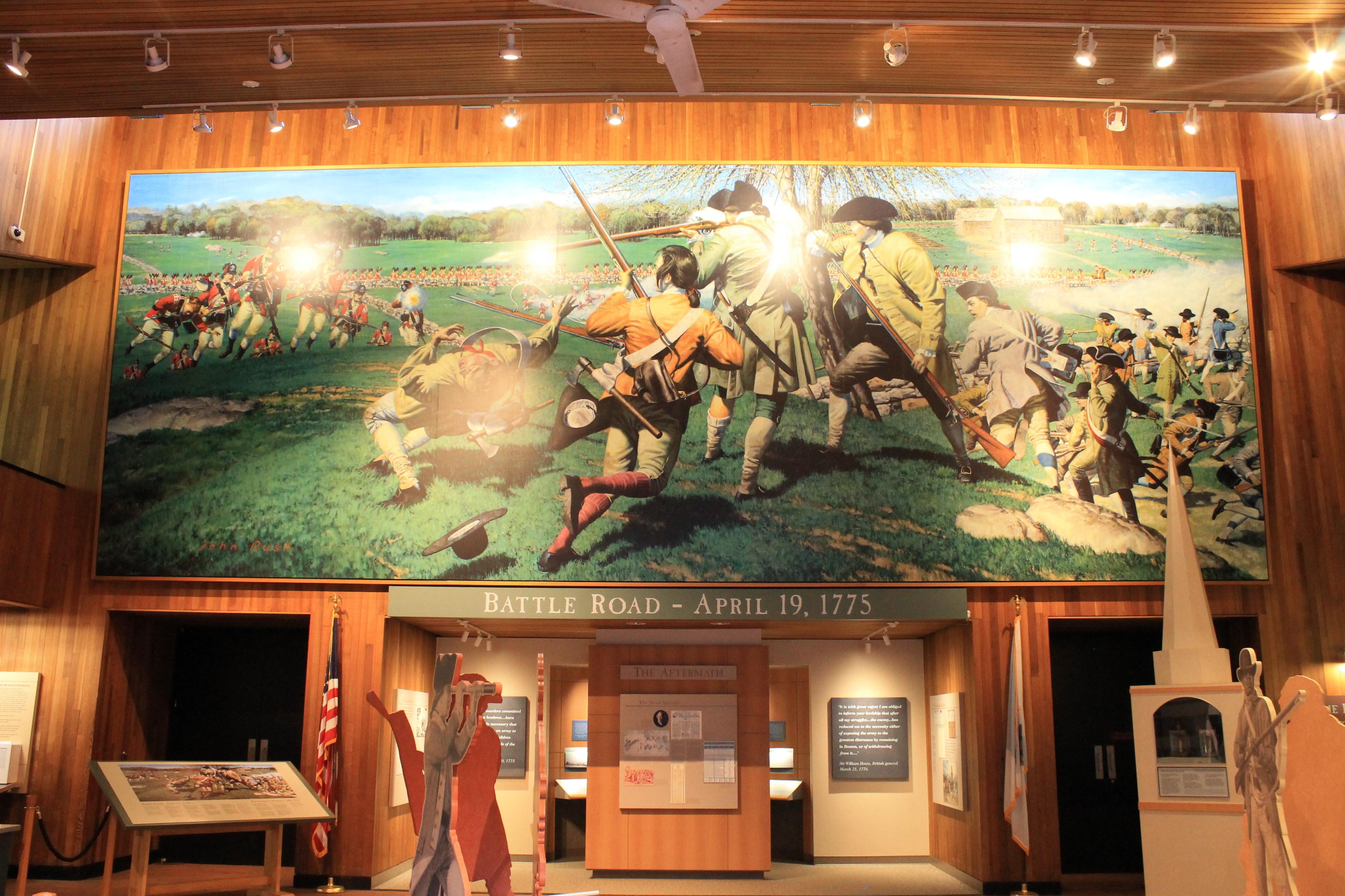 Minute Man Visitor Center Mural