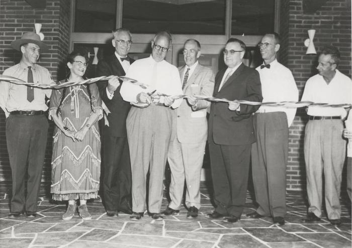 1958 DedicationThe 1958 dedication of the Mission 66 Visitor Center