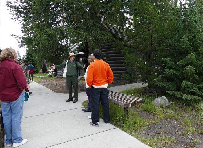 West Thumb Information StationVisitors can join rangers for programs starting at the West Thumb Information Station.