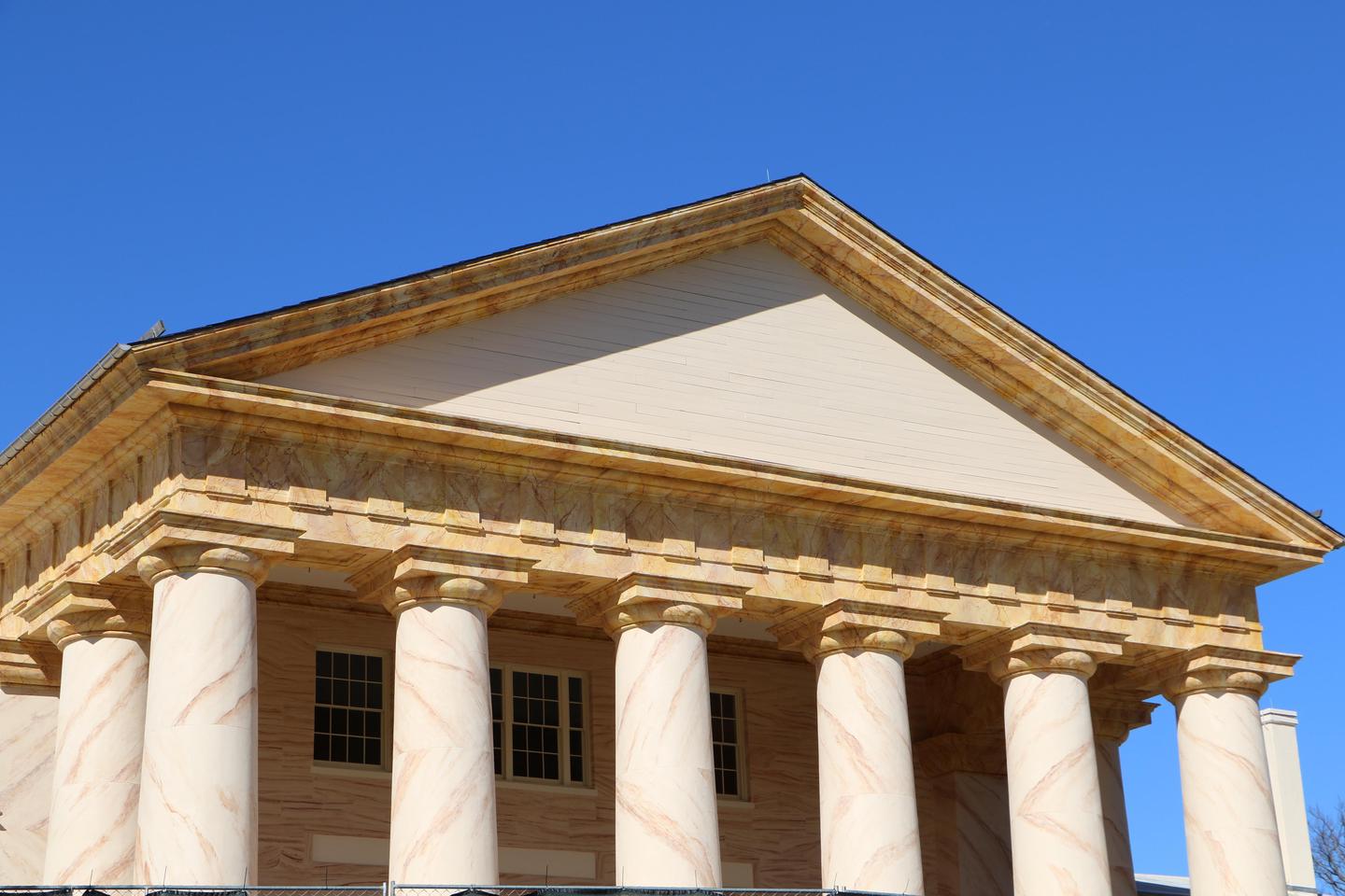 Roof and Portico of Arlington House, The Robert E. Lee MemorialArlington House, The Robert E. Lee Memorial