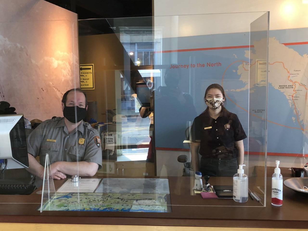 Rangers and volunteers are available to answer questions during open hours.