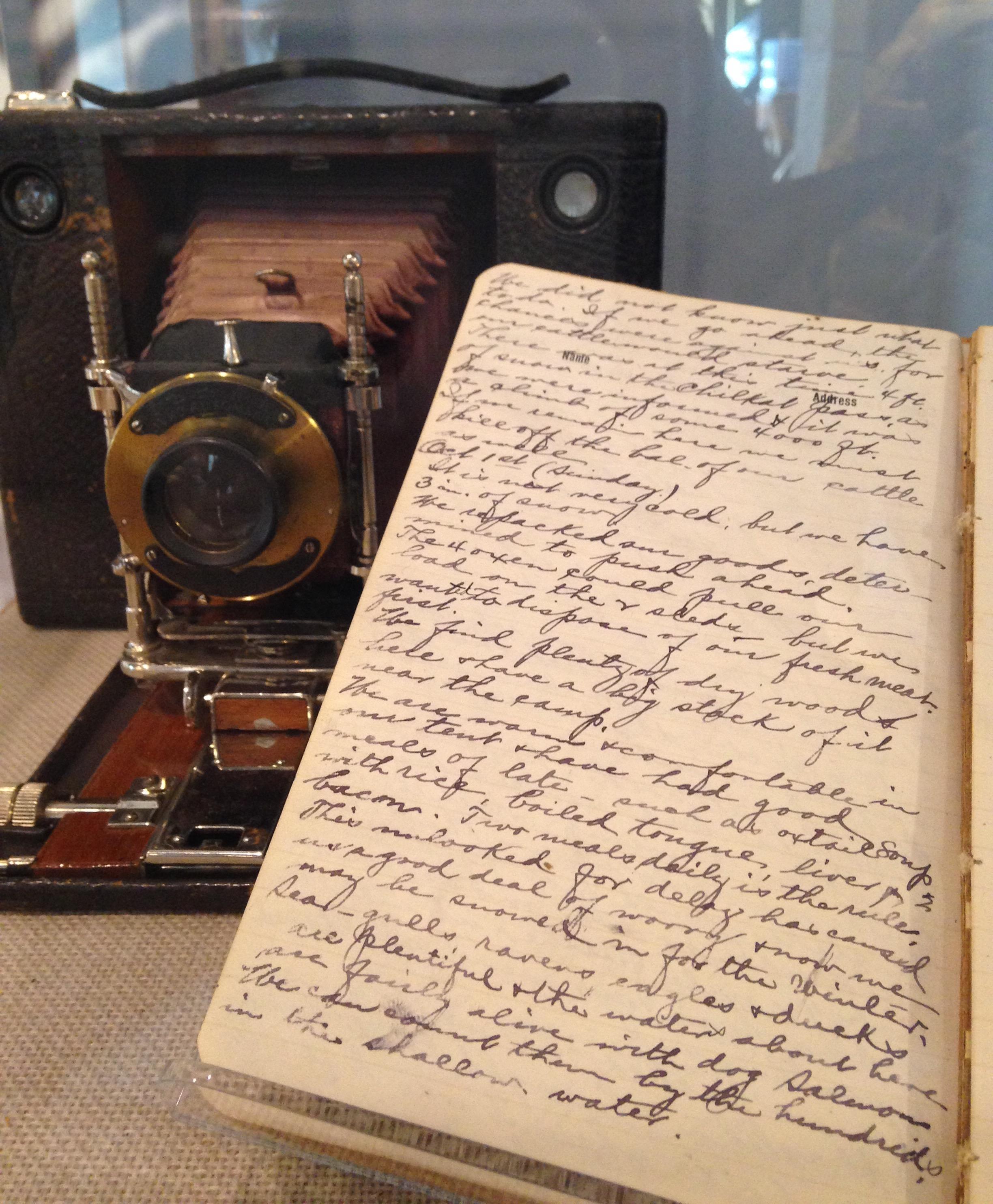 Artifacts on display in Visitor Center