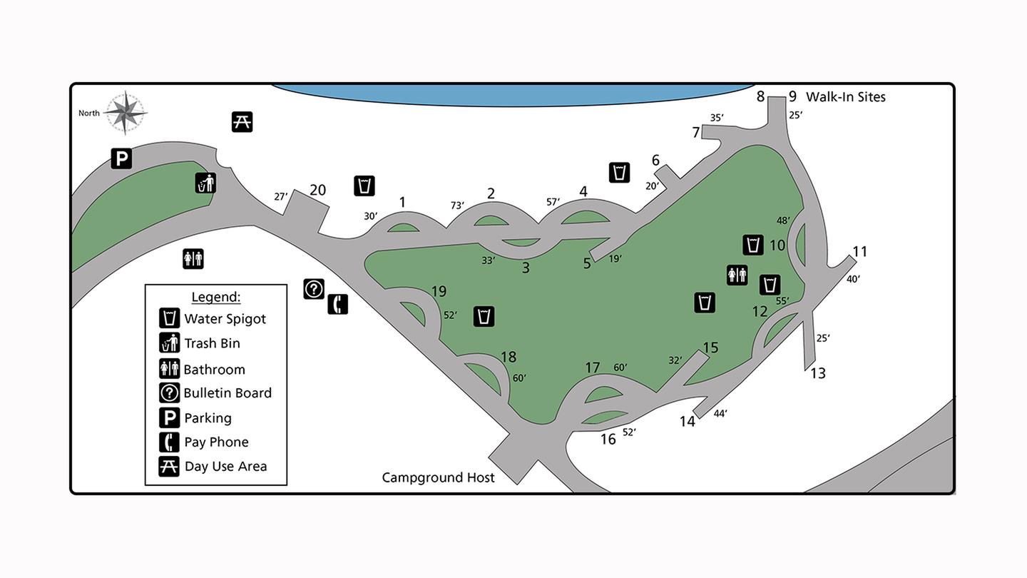 Site Map Porcupine Bay Campground