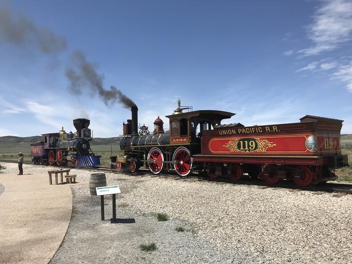 Golden Spike National Historical Park - Union Pacific Steam Locomotive 119