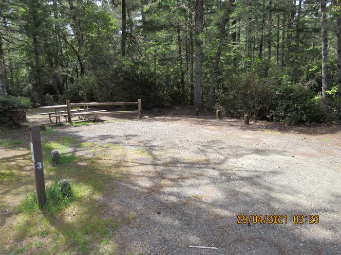 Eel Creek Campground Site #3