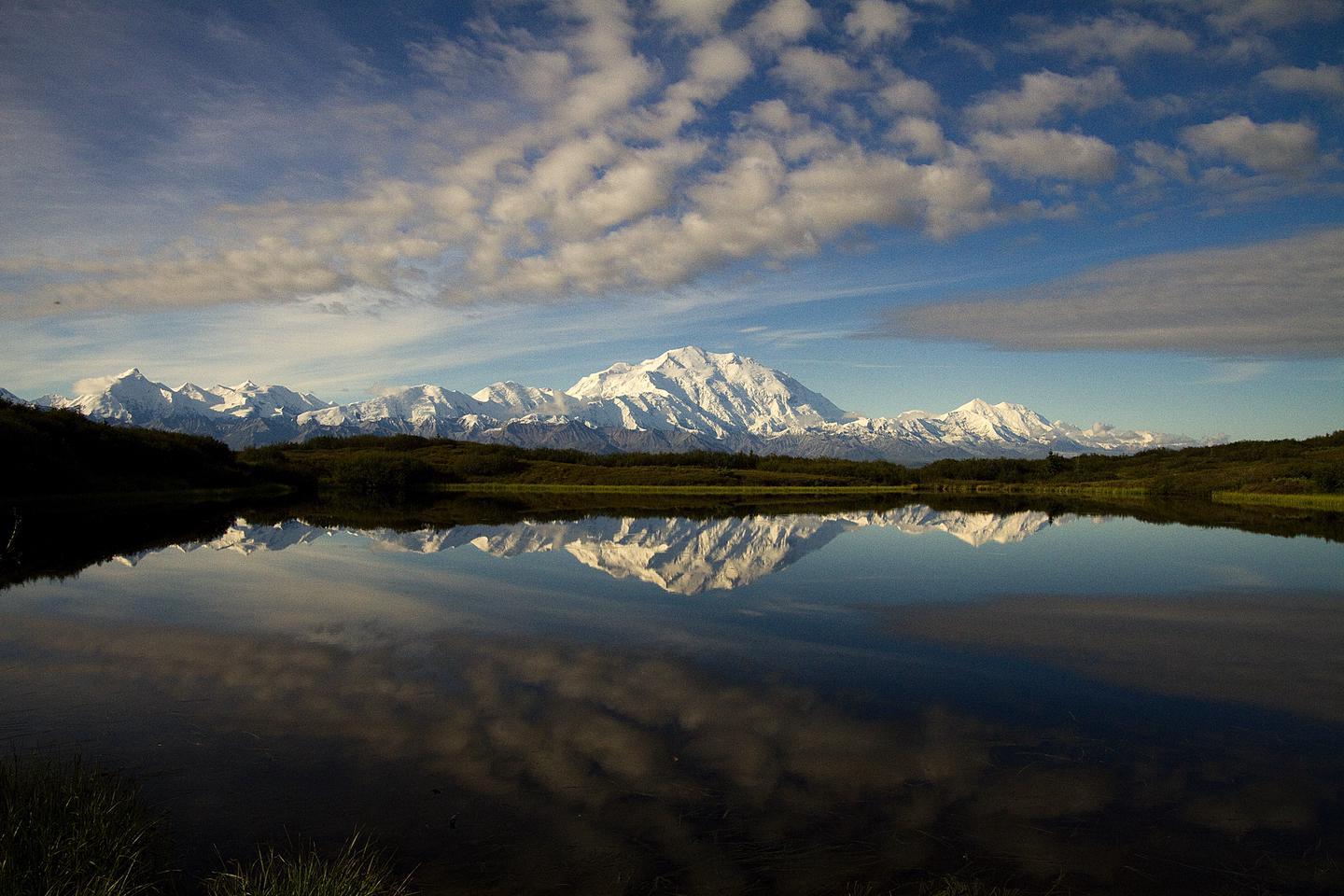 Denali and Reflection PondDenali is the highest mountain in North America