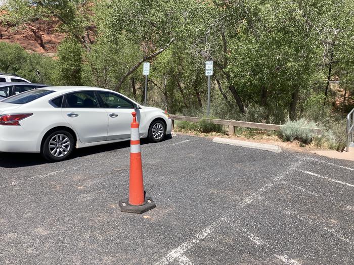 Site 2 parkingParking stalls for site 2 are reserved by two traffic cones. Place the cones at the top of the parking stall when parking, and replace upon departure. Failure to replace the cones may result in other visitors parking in the reserved parking stalls. 