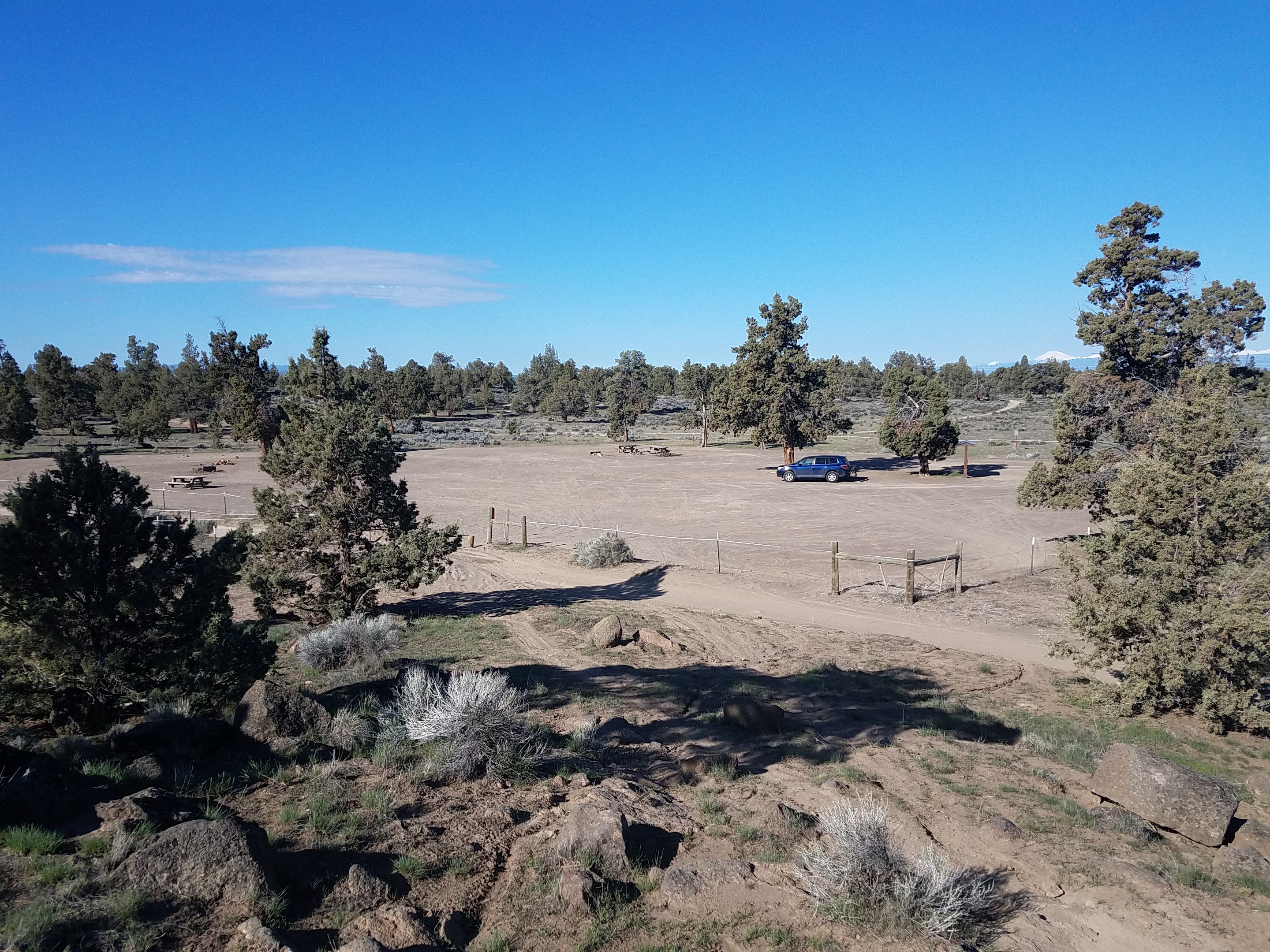 View of Corral Off Highway Vehicle Staging Area