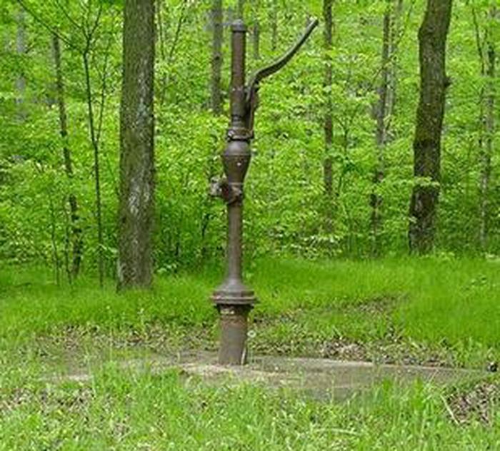 EASTWOOD wellHand pump well at the Eastwood campground